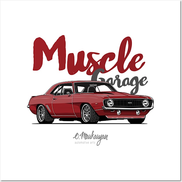 Camaro SS Wall Art by Markaryan